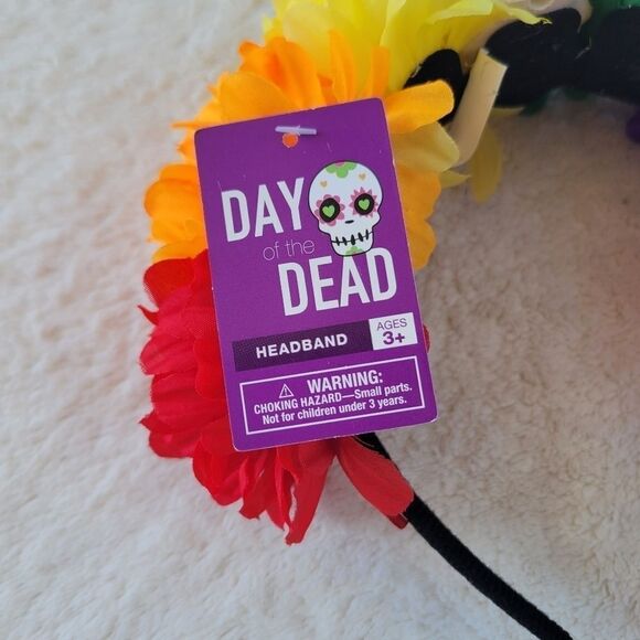 NEW DAY of the dead or Halloween headband - Picture 3 of 3